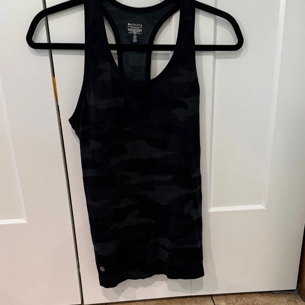 Athleta Gray and Black Tank Top - Picture 1 of 3